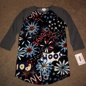 LuLaRoe fireworks Boom Bang Randy, XS - BRAND NEW